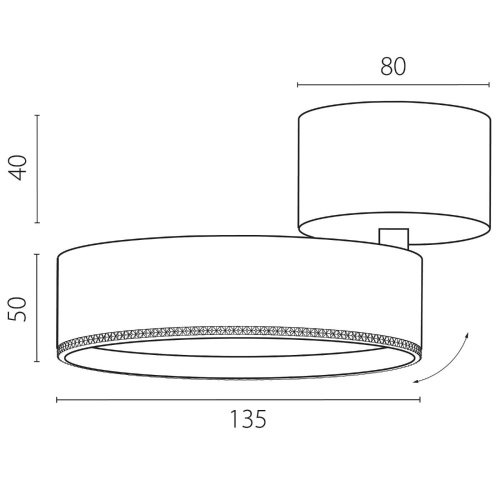 Светильник спот Lightstar Alta Pro A5747SO