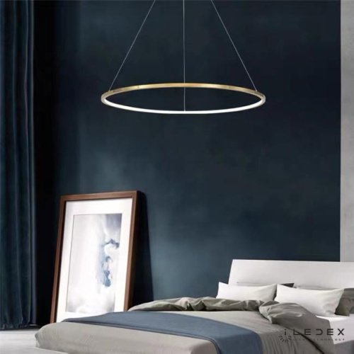 Подвесная люстра ILedex Axis 10112P/1-24W-3000K-D800 BR