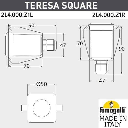 Уличный встраиваемый Fumagalli Teresa 2L4.000.000.LXZ1L