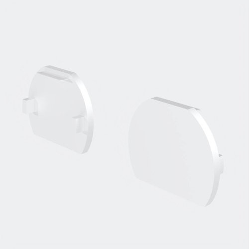 Заглушки для круглого низкопрофильного шинопровода Exility 2шт Maytoni Accessories for tracks Exility TRAM034EC-R-41W