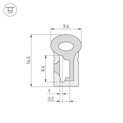 Профиль Arlight Wph 040827