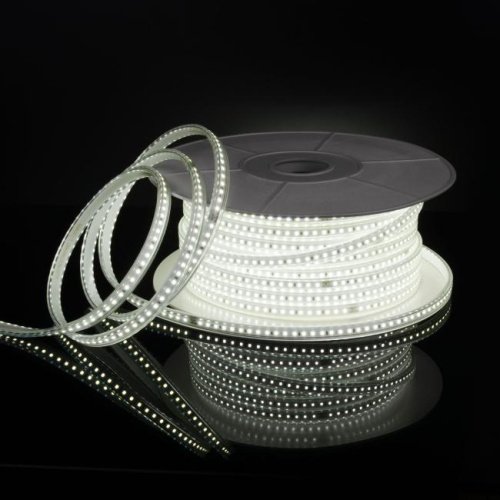 LED лента Elektrostandard LS015 220V Лента светодиодная 220V 14,4W 120Led 2835 IP65 6500 холодный белый, 50 м (LS015 220V) a053640