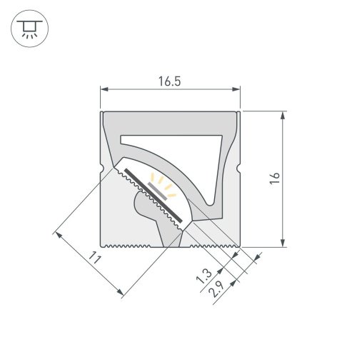 Профиль Arlight Wph 059568