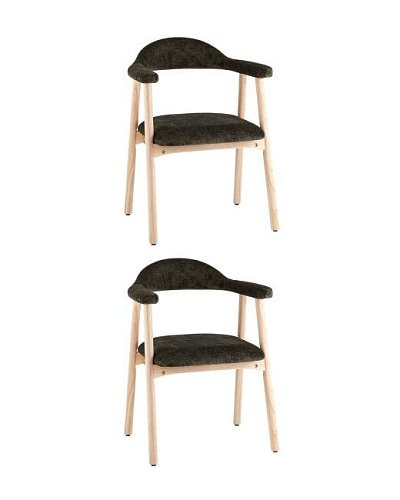 Комплект стульев Stool Group DC-2436-1 KF25060-14 dark green X2