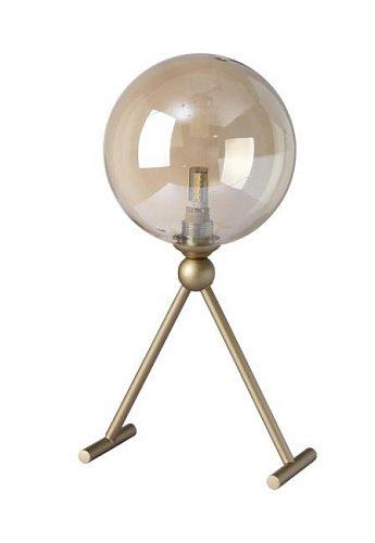 FRANCISCA LG1 GOLD/COGNAC Настольная лампа Crystal Lux Francisca FRANCISCA LG1 GOLD/COGNAC