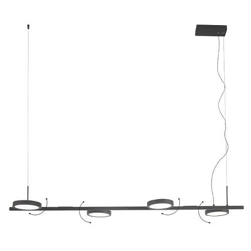 CLT 027C4 L1000 BL Светильник подвесной Crystal Lux Clt 027 CLT 027C4 L1000 BL