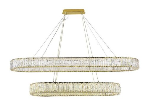 Потолочная чашка Newport Crystal Потолочная чашка 8240 L35*12*H4 90+140 oval gold