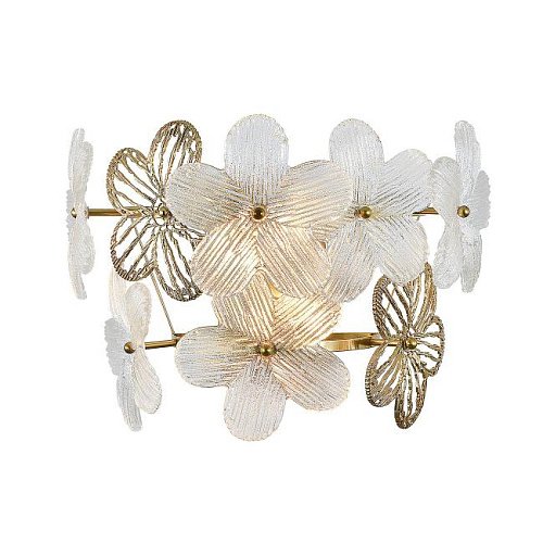 V000554 Настенное бра Indigo Fiori V000554 12049/2W Brass