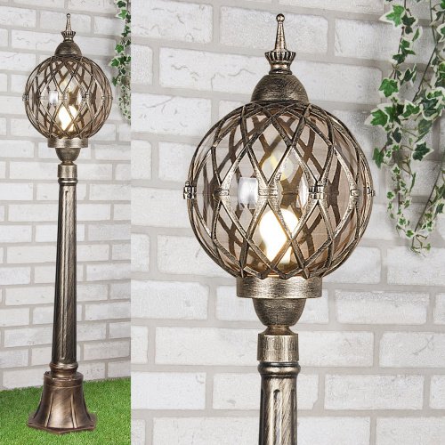 Столб фонарный уличный Elektrostandard Sirius Sirius F черное золото