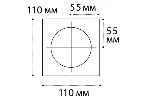 Рамка к светильникам IT08-8013, IT08-8018 Italline IT08 IT08-8014 black