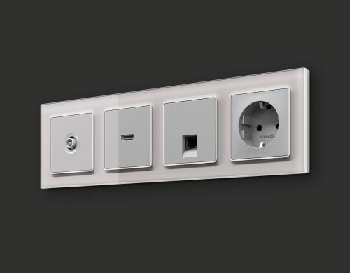 Розетка Ambrella Volt ALFA MA414010