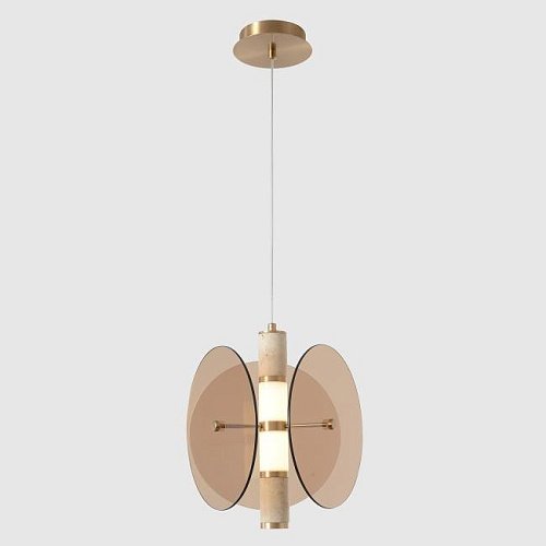 AMARILLO SP12W LED BRASS Светильник подвесной Crystal Lux Amarillo AMARILLO SP12W LED BRASS