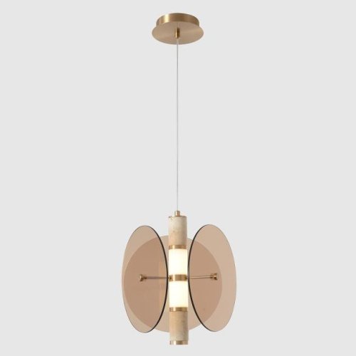 AMARILLO SP12W LED BRASS Светильник подвесной Crystal Lux Amarillo AMARILLO SP12W LED BRASS