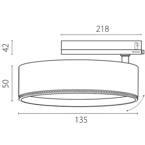 A5747TRIAC Трековый светильник Lightstar Alta Pro A5747TRIAC