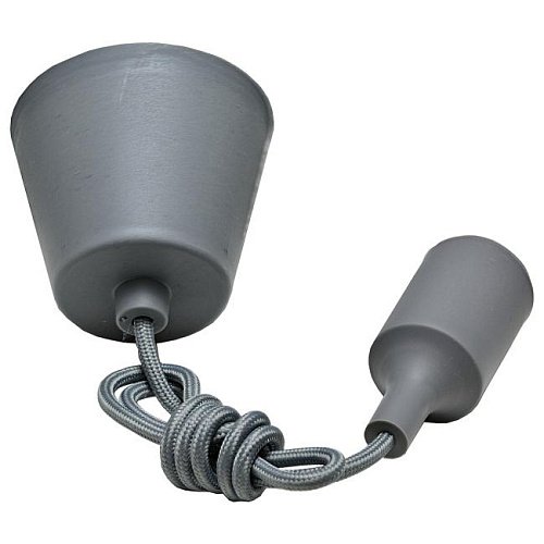 PNL.E27/1 GREY Шнур с патроном Work Brand PNL.E27/1 GREY