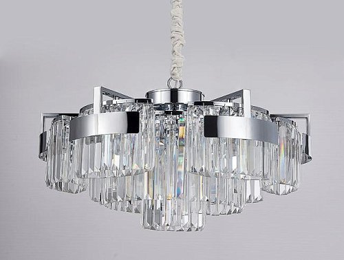 4356+3/C chrome Подвесная хрустальная люстра 4350 Newport 4356+3/C chrome