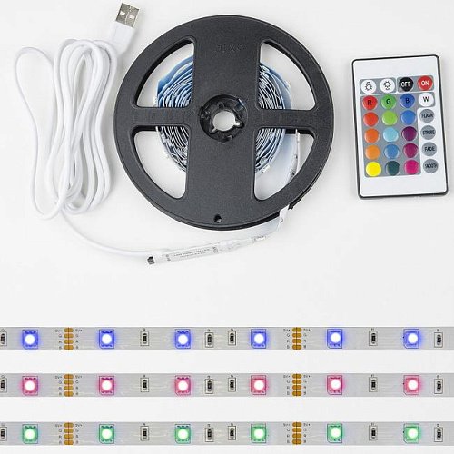 Готовый комплект Uniel ULS-U12 3M/RGB/1.5M/USB/RC IP20 RUA02C24 блистер