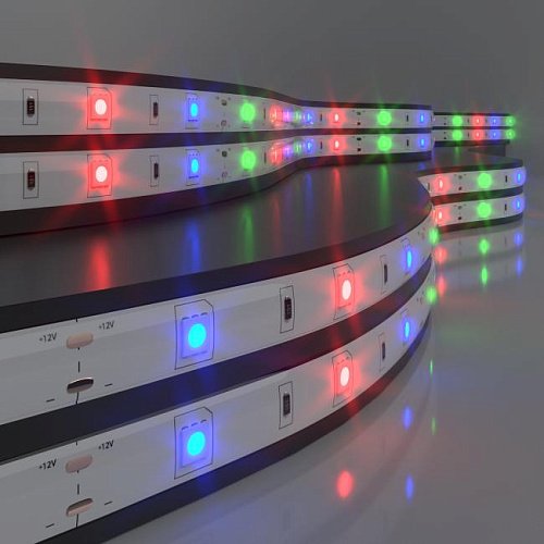 Лента светодиодная 30Led 7,2W IP65 мульти (5050 12V 30Led 7,2W IP65) LED лента Elektrostandard Лента 12V Лента светодиодная 30Led 7,2W IP65 мульти (5050 12V 30Led 7,2W IP65) a027836