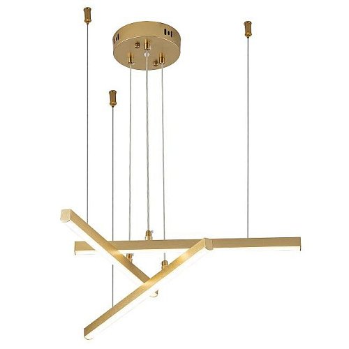 V000085L Подвесная люстра Indigo Paralleli V000085L 14017/3P Gold