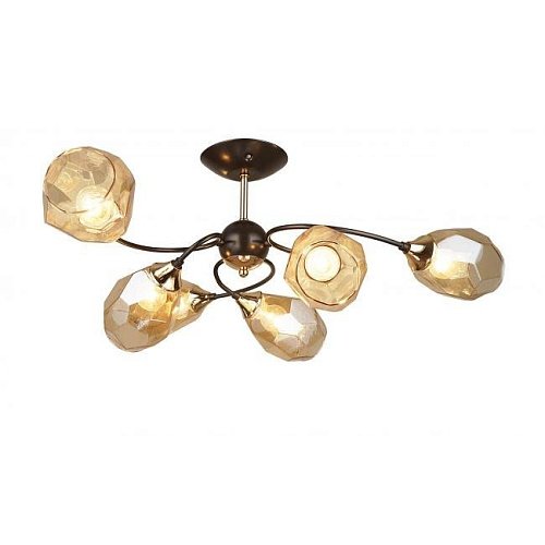 MD.4249-6-S-COFFEE+FGD Потолочная люстра IMEX MD.4249-6-S-COFFEE+FGD