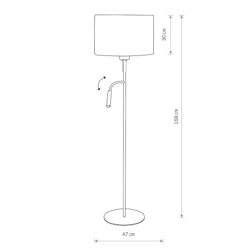 Торшер Nowodvorski Hotel Plus 9074