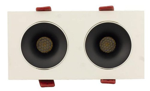 AM480-2 BK+WH 15,4W Встраиваемый светильник AM Group AM480-2 BK+WH 15,4W