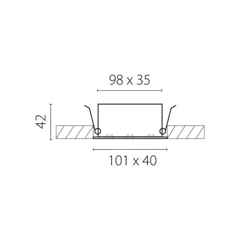082146 Встраиваемый светильник Lightstar Guarda 082146