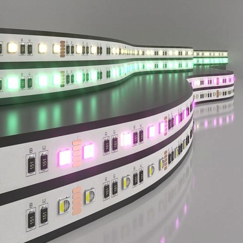 LED лента Elektrostandard 24V 60Led 24W IP20 RGBW Лента светодиодная 60Led 24W IP20 RGB 3300K теплый белый (5050 24V 60Led 24W IP20 RGBW) a053701