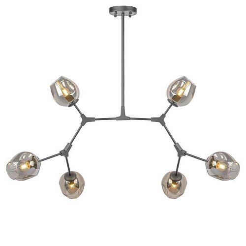 LOFT-6 BK Люстра на штанге AM Group Loft LOFT-6 BK