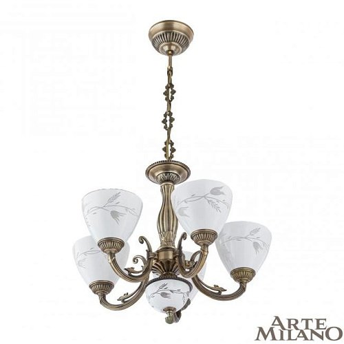 343659/5 AB Подвесная люстра Arte Milano Am343659 343659/5 AB