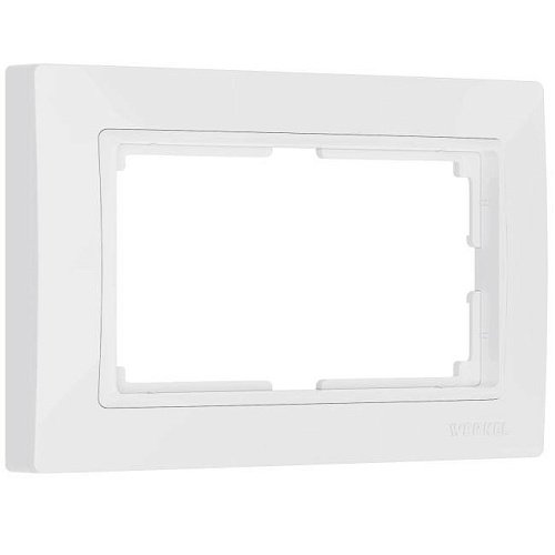 W0082001/ Рамка для двойной розетки Snabb basic (белый) Рамка Werkel W0082001/ Рамка для двойной розетки Snabb basic (белый)