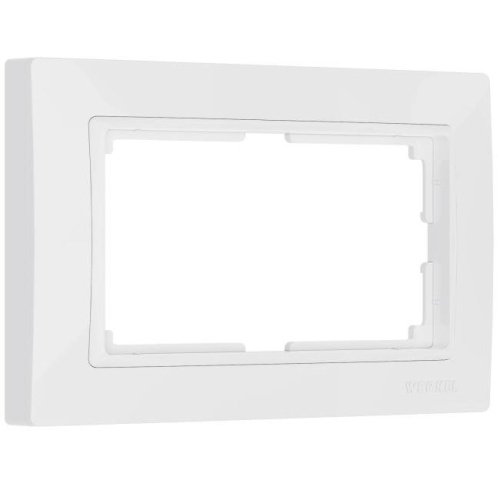 Рамка Werkel W0082001/ Рамка для двойной розетки Snabb basic (белый)