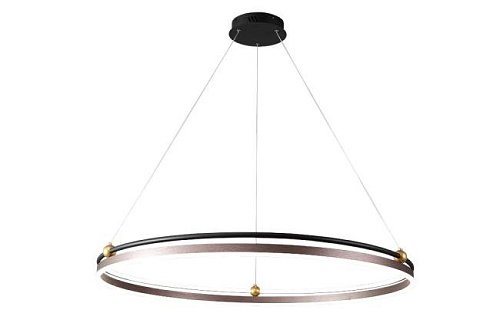 Подвесная люстра Crystal Lux Fernando FERNANDO SP88W LED D1000 COFFEE/BLACK