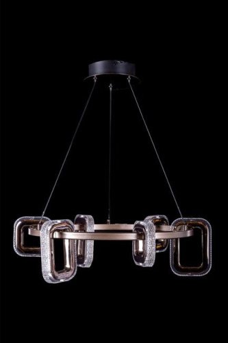 LE7701/6 Grey/Black Chrome Подвесная люстра LEON Theona LE7701/6 Grey/Black Chrome