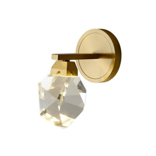 9701W/1 brass Настенное бра Delight Collection Crystal rock II 9701W/1 brass