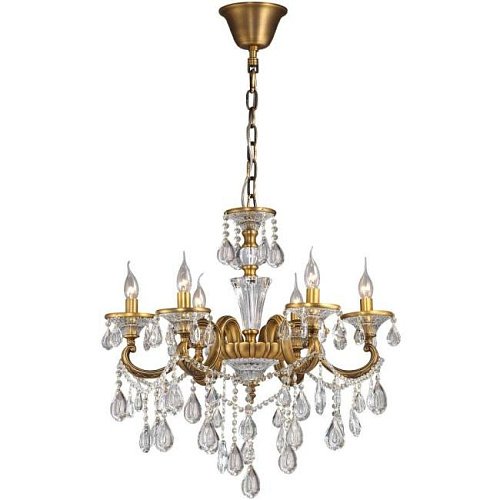 2454/6 Подвесная хрустальная люстра Aviora Odeon Light 2454/6