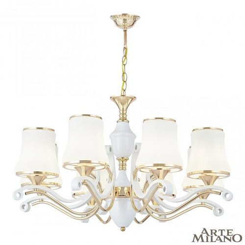 303987/8 Wh/Gd Подвесная люстра Arte Milano Florentia-3987 303987/8 Wh/Gd