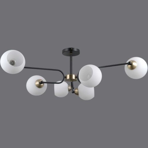 Потолочная люстра ILLUMICO IL0249-6CSQ-79 BK AB