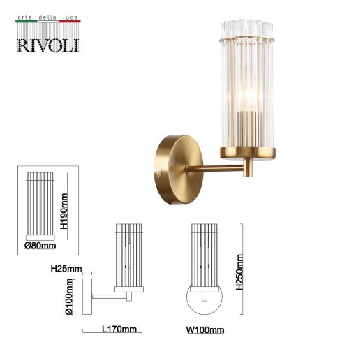 Настенное бра Rivoli Dolly 2074-401