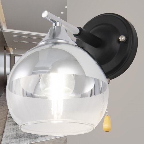 339354/1W CR+BK Настенное бра Arte Milano Napoli-9354 339354/1W CR+BK