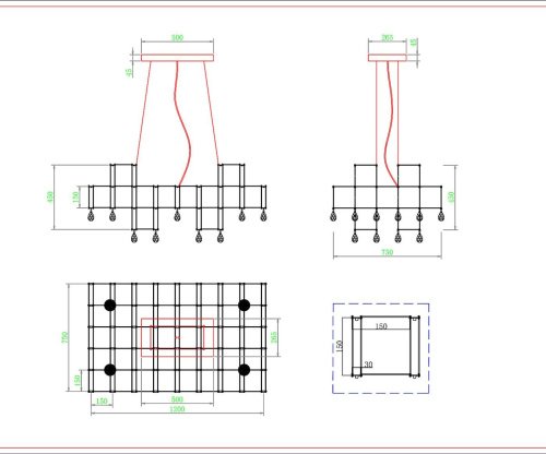 Подвесная люстра KINK Light Галанта 07887-A,02(21)