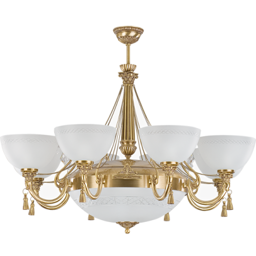 Потолочная люстра Kutek Roma (плафон) ROM-ZW-8+1(P)