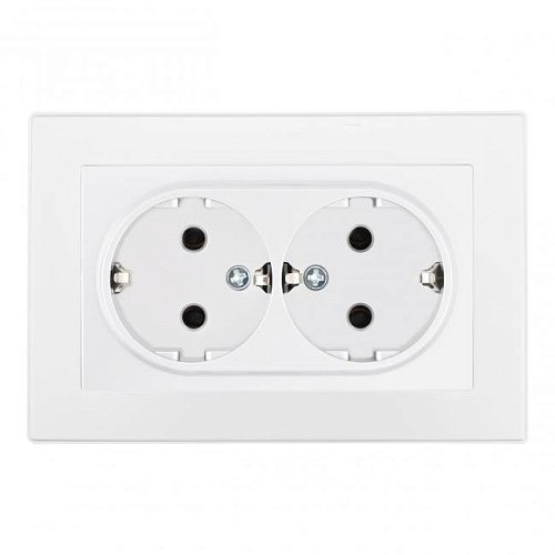 SET06-double-40-2 white Розетка Arte Milano Set06-2 SET06-double-40-2 white