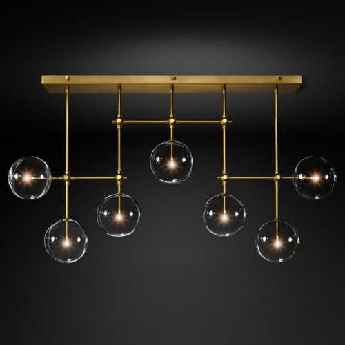 Потолочная люстра Delight Collection Globe Mobile KG0835P-7A brass