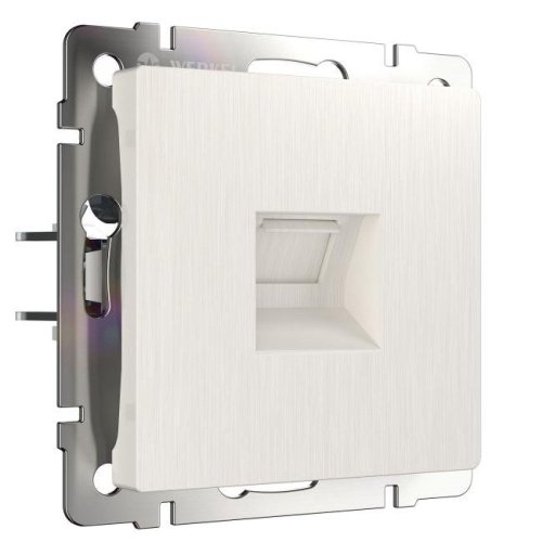 Розетка Werkel W1182013/ Телефонная розетка RJ-11 (перламутровый рифленый)