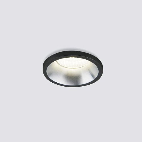 15269/LED 3W SN/BK сатин/никель / черный Встраиваемый светильник Elektrostandard 15269/LED 15269/LED 3W SN/BK сатин/никель / черный