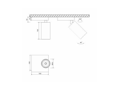 00-00004872 Сменное крепление M11 для светильников VILLY, SWG PRO 00-00004872
