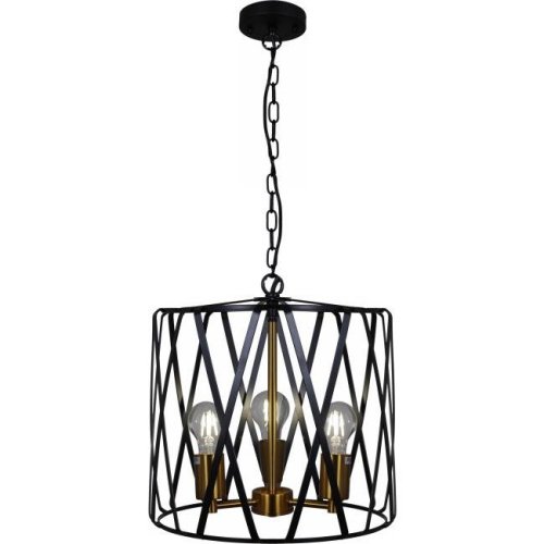 IL1023-3PB-05 BK GD Подвесная люстра ILLUMICO IL1023-3PB-05 BK GD