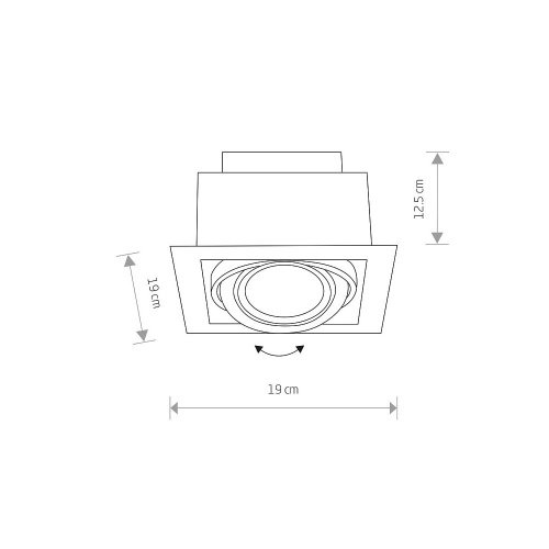 9571 Встраиваемый светильник Nowodvorski Downlight 9571