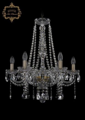 11.12.6.195.h-63.Br.Sp Подвесная хрустальная люстра 11.12 Art Classic 11.12.6.195.h-63.Br.Sp
